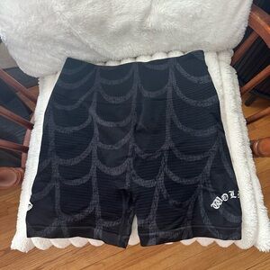 Chopper Everson Seamless "Valencourt" Shorts in Black Symbiote Web V2